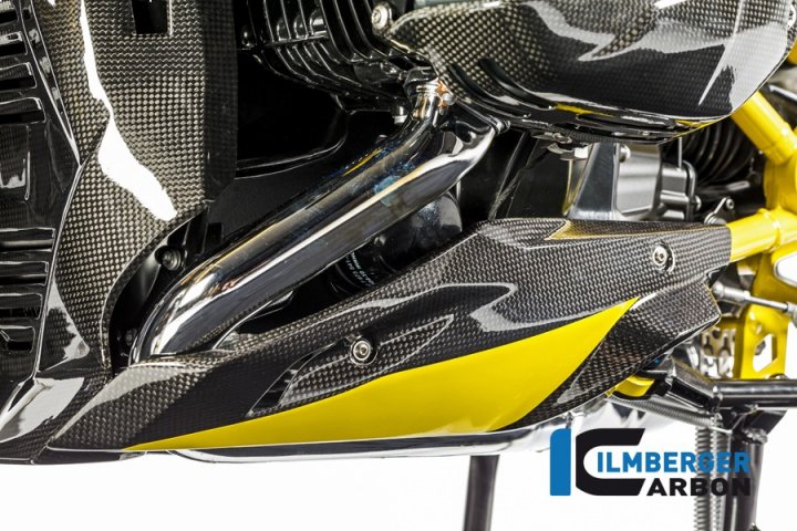 Ilmberger Carbon Motorspoiler links, Carbon für R1200R R12WR