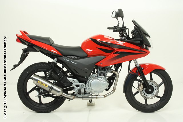 ARROW Racing-Krümmer für Honda CBF125 2009-14 / CB125F 2015-16, ohne Katalysator