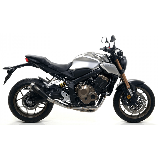 ARROW Auspuff DARK PRO-RACE für Honda CB650R / CBR650R 2019-, Edelstahl schwarz (Nur mit ARROW Krümm