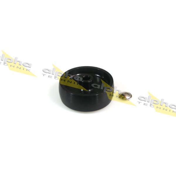 Ersatzrad für Montageständer, Nylon schwarz D=80mm